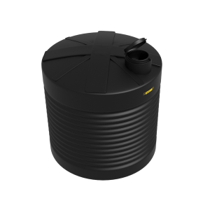 Alternative view of 2,000L Cylindrical Tank